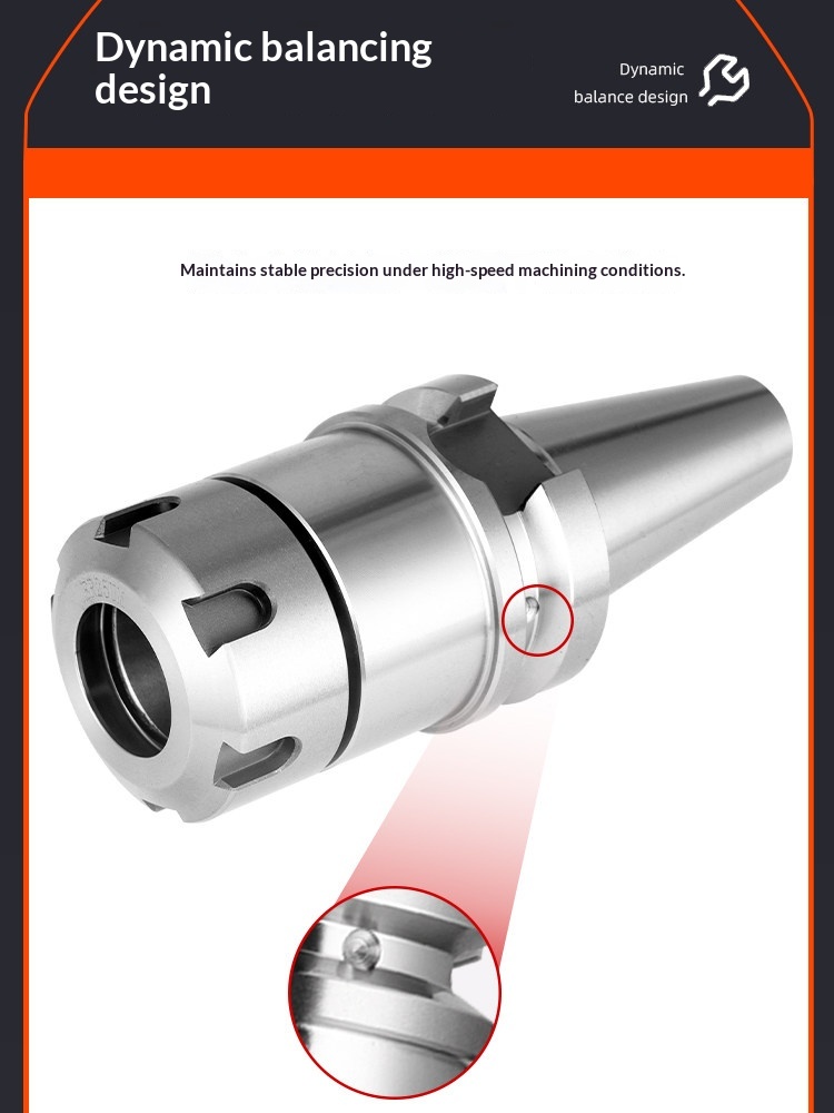 CNC Tool Holder BT40/BT30/BT50 ER Series Chuck for CNC Machining Center High Precision Dynamic Balance Collet Tool Holder 0.002