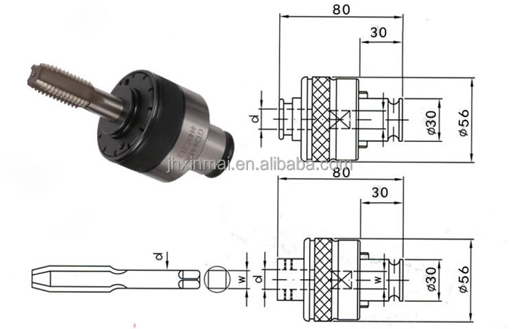 GT24 collet dimensions