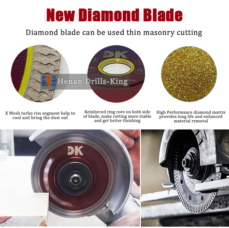 Sintered Stone Cutting Disc Mesh Diamond Circular Saw Blade Tile Porcelain Blade 125mm
