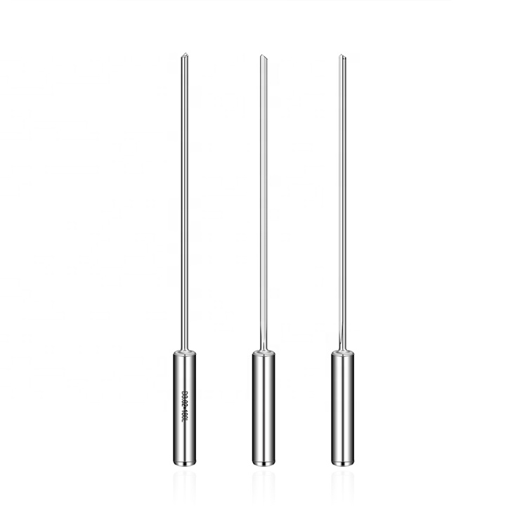 High Precision Single-Fluted Deep Hole Gun Reamer Solid Carbide Tip Diamond Surface Finish Whistle Notch Shank Steel