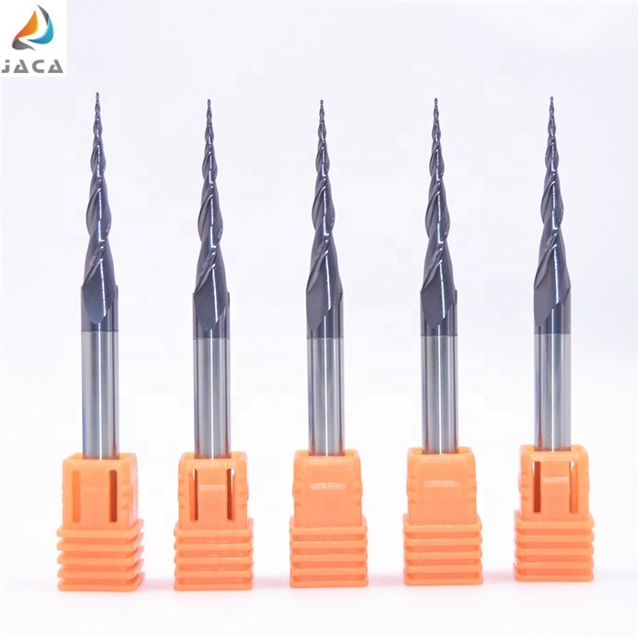 Inch Size End Mills Solid Carbide Cutting Tools for CNC Machining With B-nano
