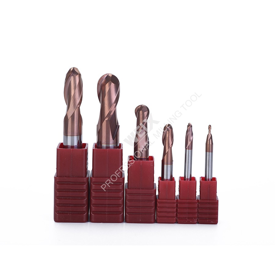 WEIX Tungsten Solid Carbide HRC50 HRC55 HRC65 Flat Square End Mill Milling Cutter Corner Radius End Mill Drill Bit