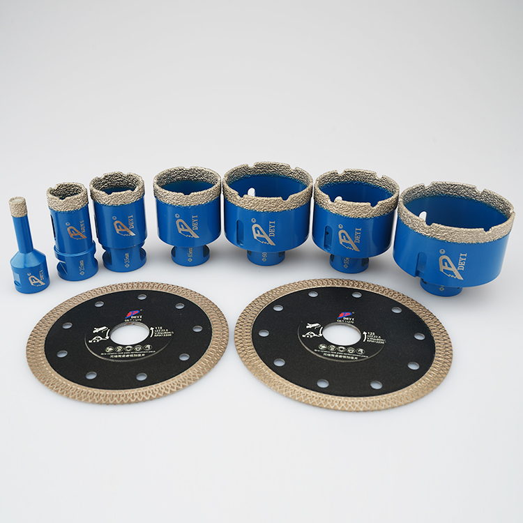 Ceramic Drill Bits Hole Saw Set Tile Drill Bit M14 Brazed Diamond Tools Cutting Bit