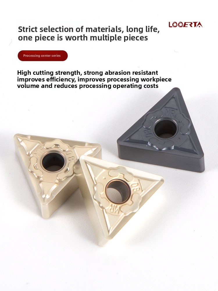 Lathe Inserts TNMG160404/160408 Triangle-Shaped Stainless Steel Titanium Alloy High Temperature Special Coating Turning Inserts