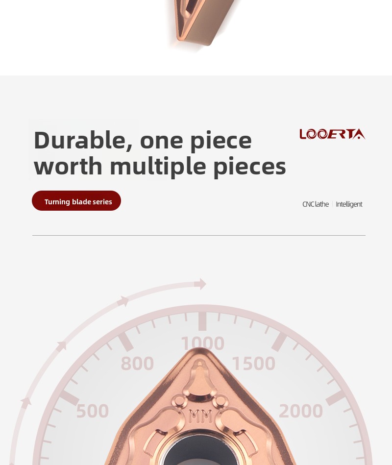 Industrial lathe blade details