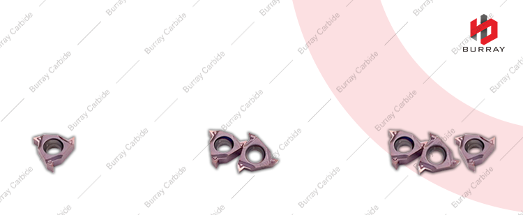 Indexable Carbide Threading Inserts 08IRA60 60deg V Partial Profile Threading Insert Internal Threading and Grooving