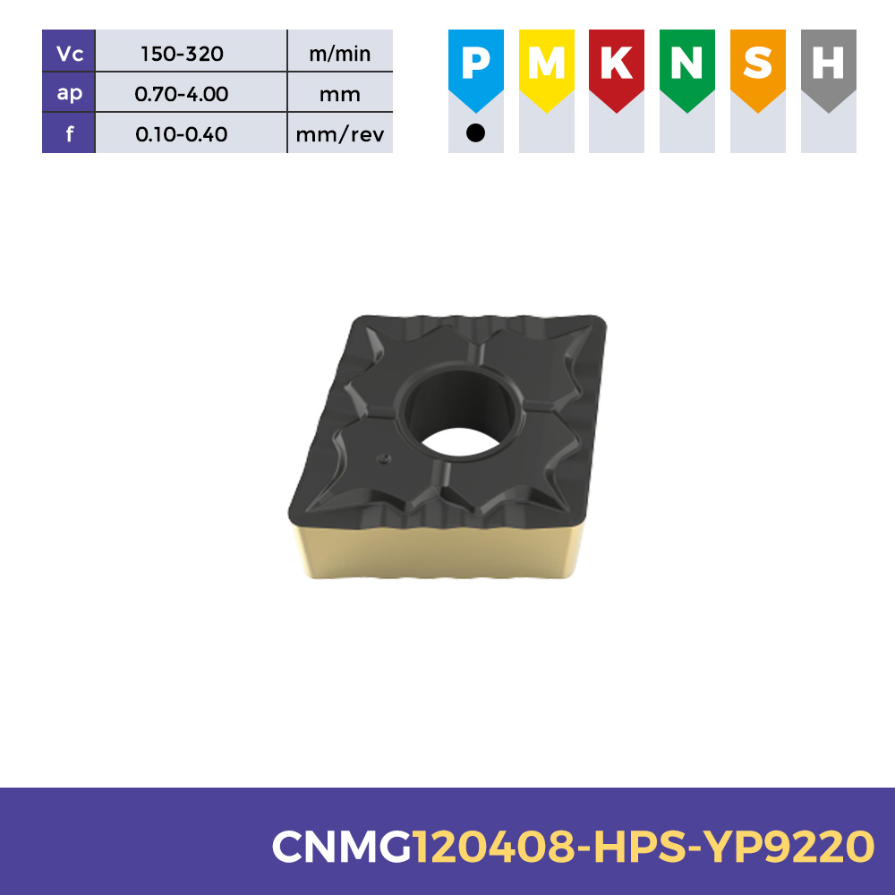 CNMG 120404/120408/120412 Indexable Steel Turning Tool External CNC Turning Insert for Machining New Version Product