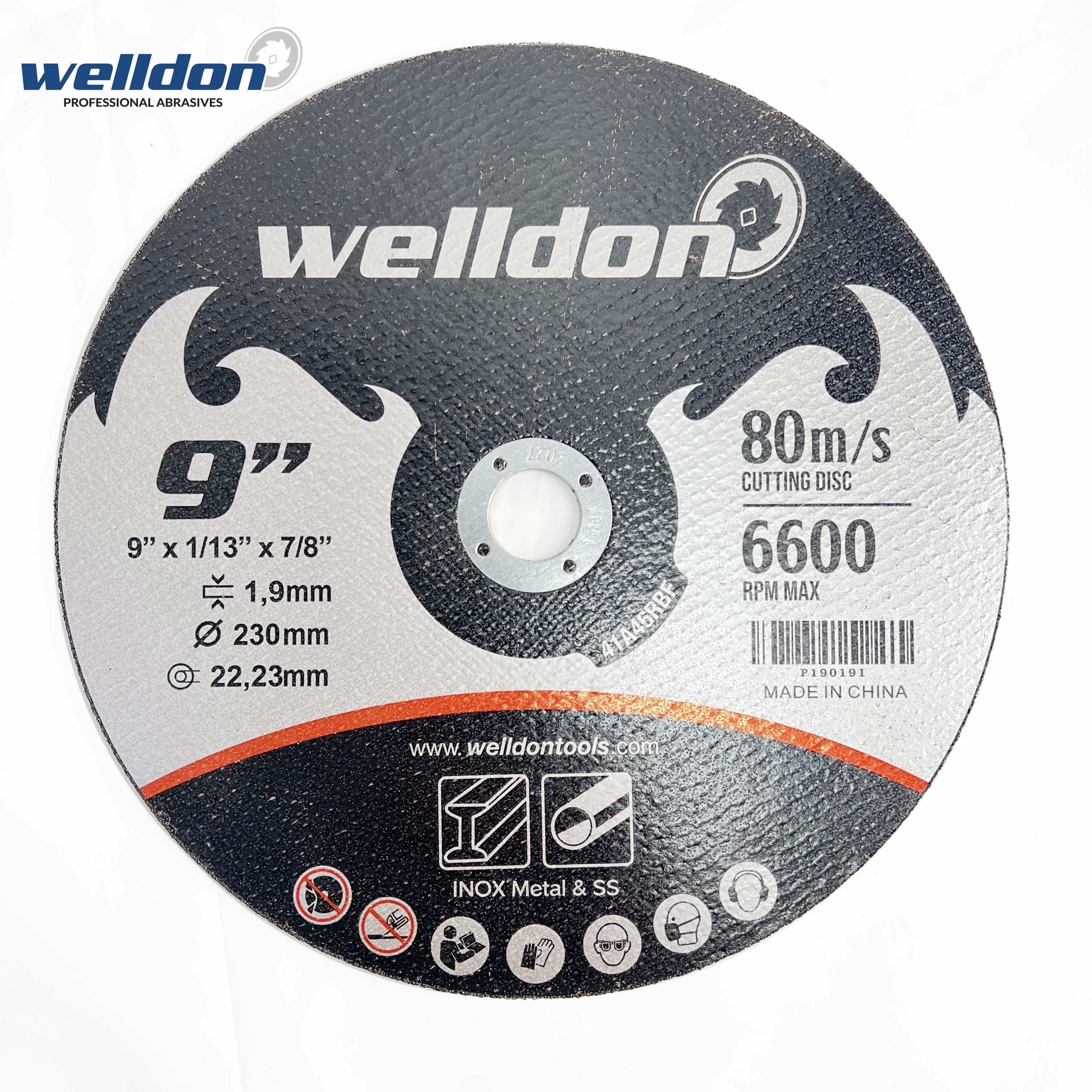 230x1.9x22.23mm Cut off Wheel