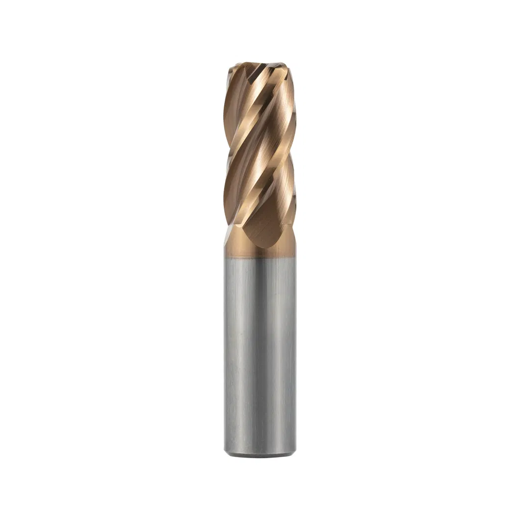 Three /Four Flutes Spiral Roughing Thread Milling Cutter Carbide Aluminum Fully Ground End Mill CNC Router Ml124000
