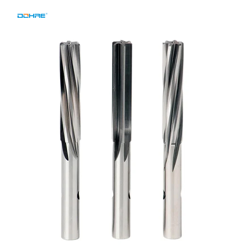 DOHRE High Quality Solid Reamer Carbide 6 Flute CNC Spiral Reamer
