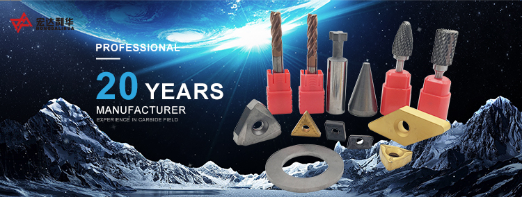 Carbide radius end mills