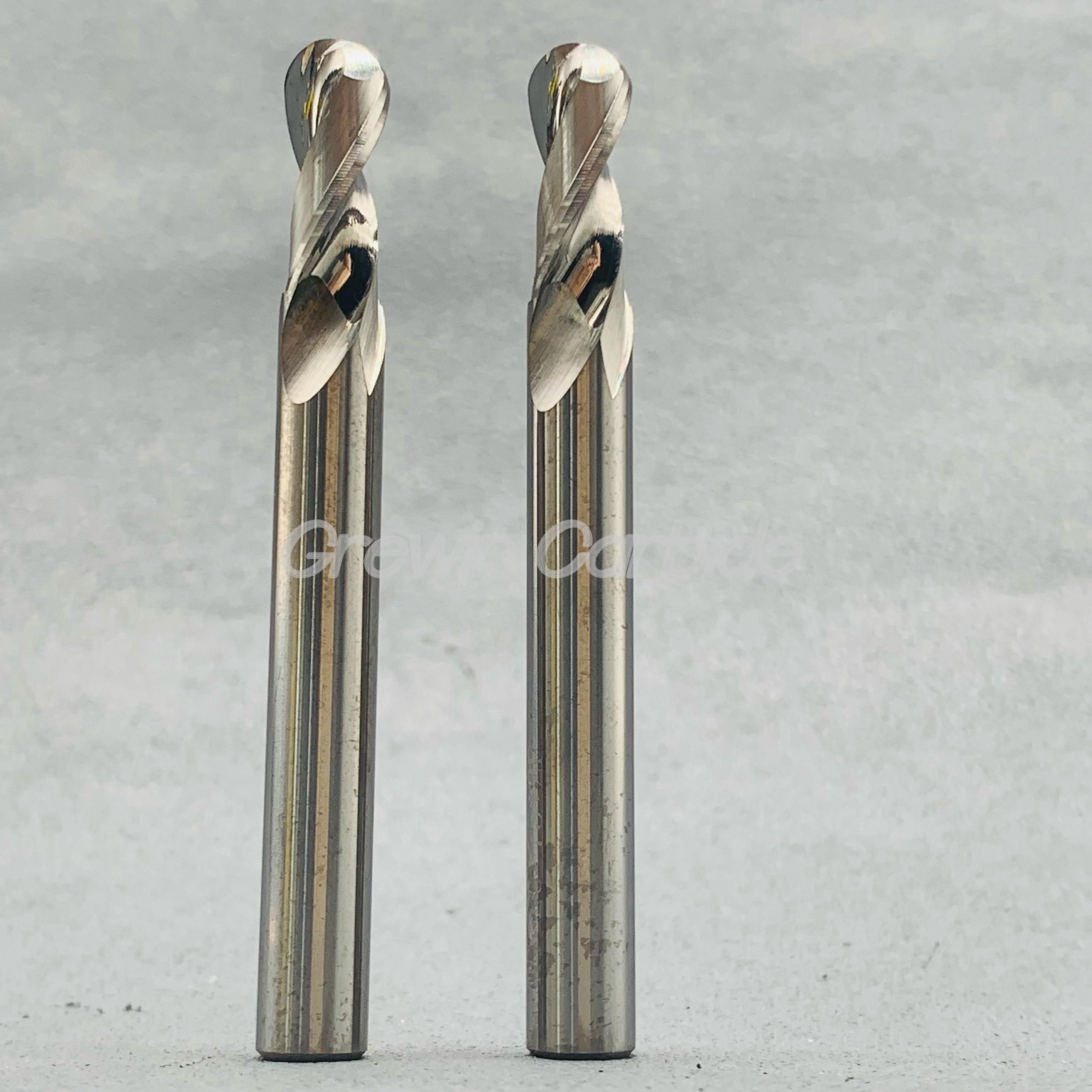 CNC Tools 4 Flute Milling Cutter Solid Carbide Ball Nose HRC60 OEM Carbide End Mill Ball Nose Cutter