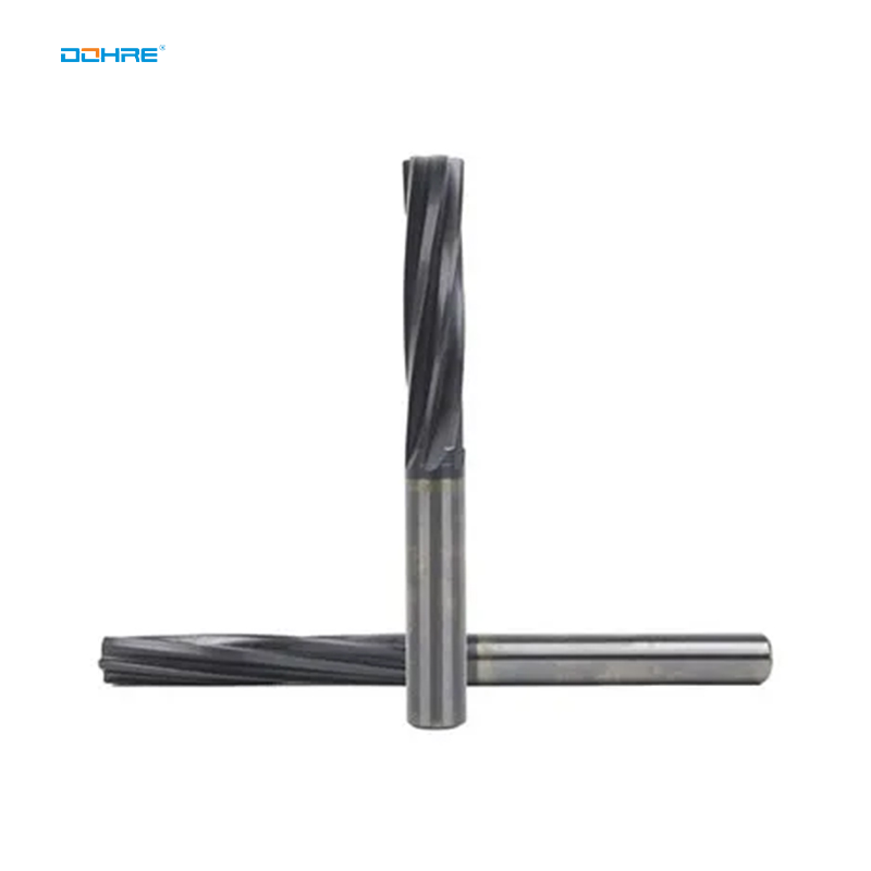 DOHRE High Quality Solid Reamer Carbide 6 Flute CNC Spiral Reamer