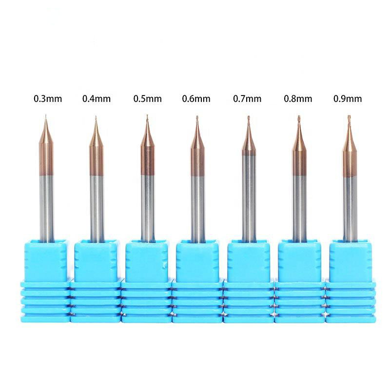 WEIX Tungsten Solid Carbide HRC50 HRC55 HRC65 Flat Square End Mill Milling Cutter Corner Radius End Mill Drill Bit