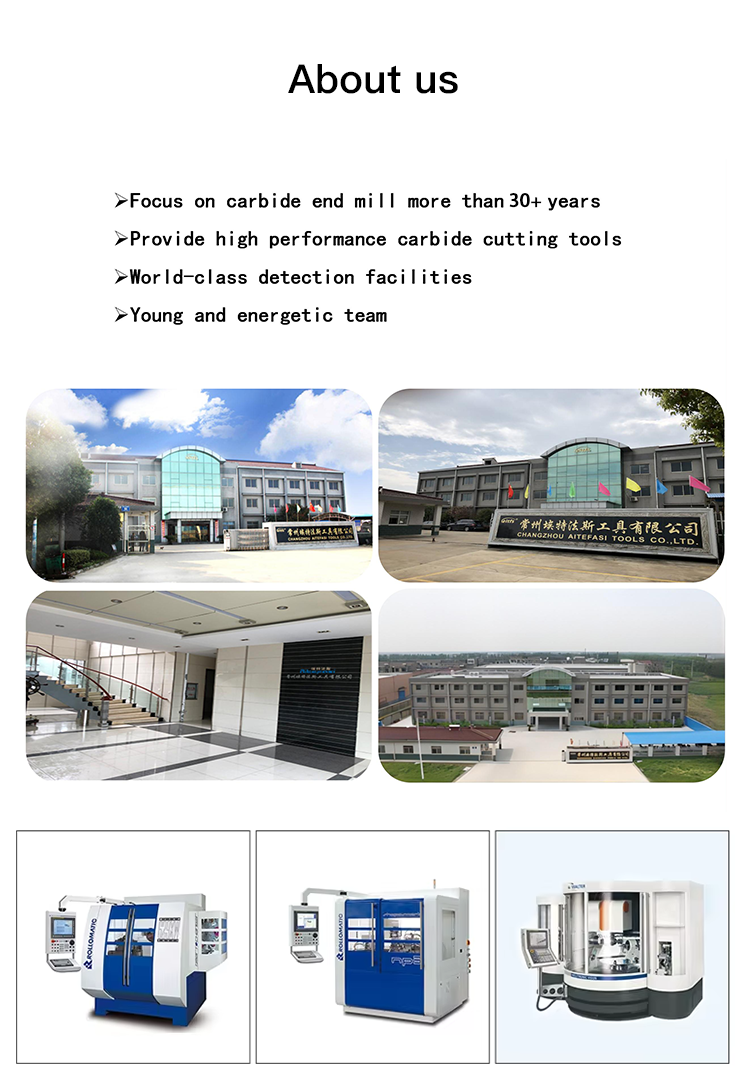 Eitfs High Quality Tungsten Carbide Flexible Reamers with 0.005mm Precision CNC Process AlTin Coating