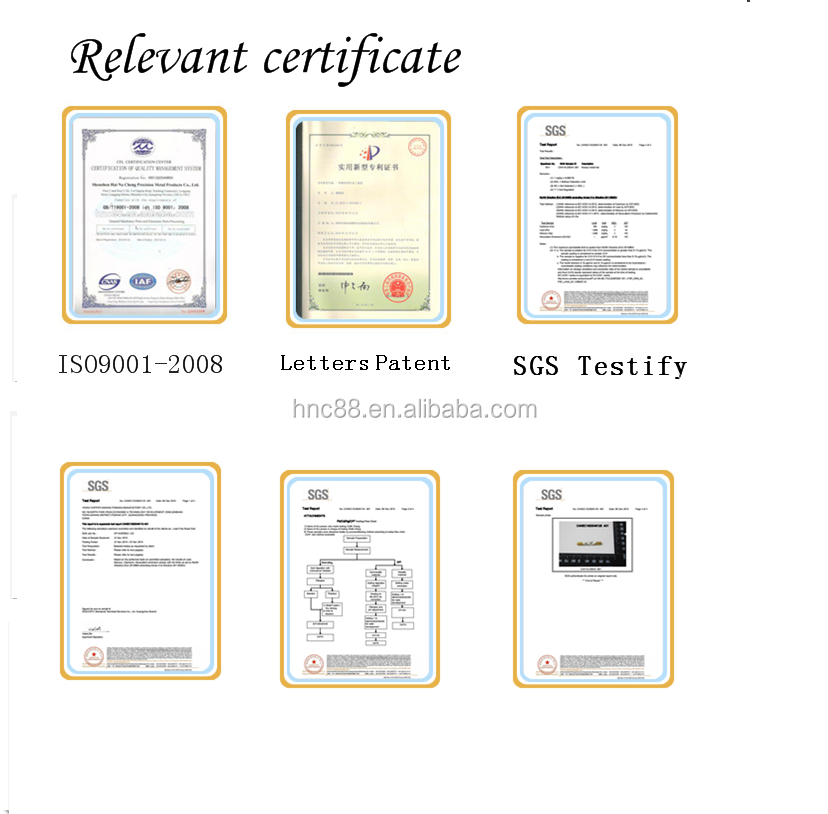 Quality Certificate