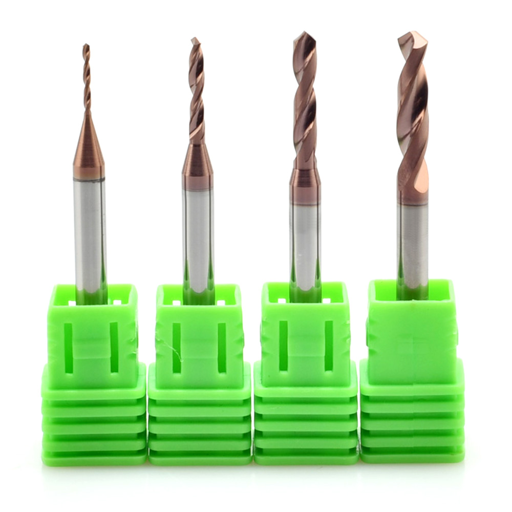 Longjing Micro Drill DC166 Coated 0.1-0.19 Tungsten Steel Drill Bit CMD Hard Alloy Processing Copper Aluminum Plastic
