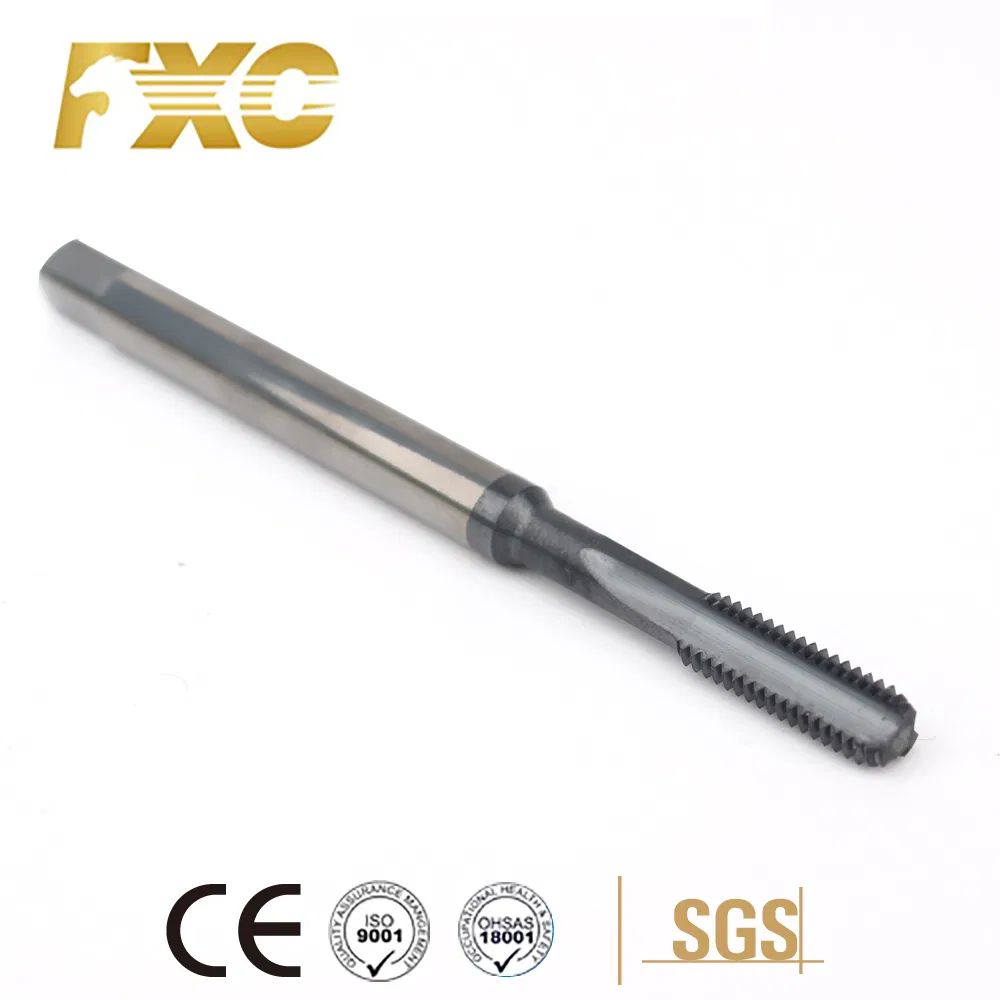 Solid Carbide Screw Tap CNC Taps Thread Milling Cutter for Steel with Coating