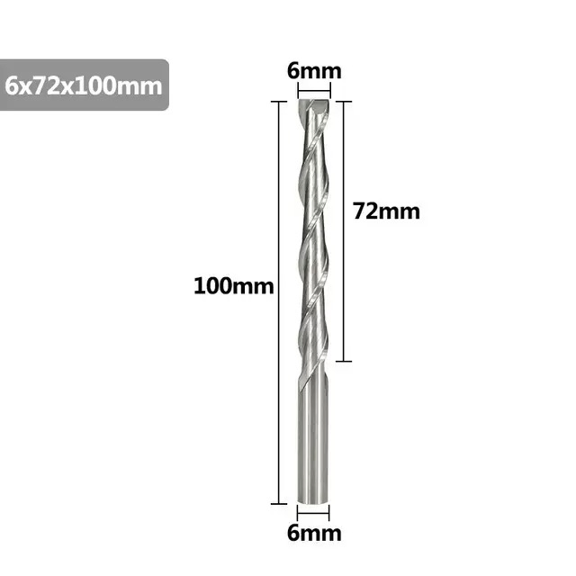 White Steel 4 Flute Thread Milling Cutter for Engraving End Mill