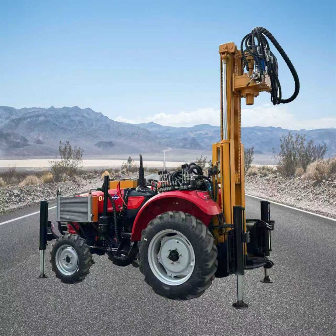 300m Farm Water Well Drill Wheel-Mobile Design | Low Fuel Consumption