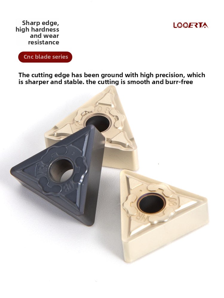 Lathe Inserts TNMG160404/160408 Triangle-Shaped Stainless Steel Titanium Alloy High Temperature Special Coating Turning Inserts