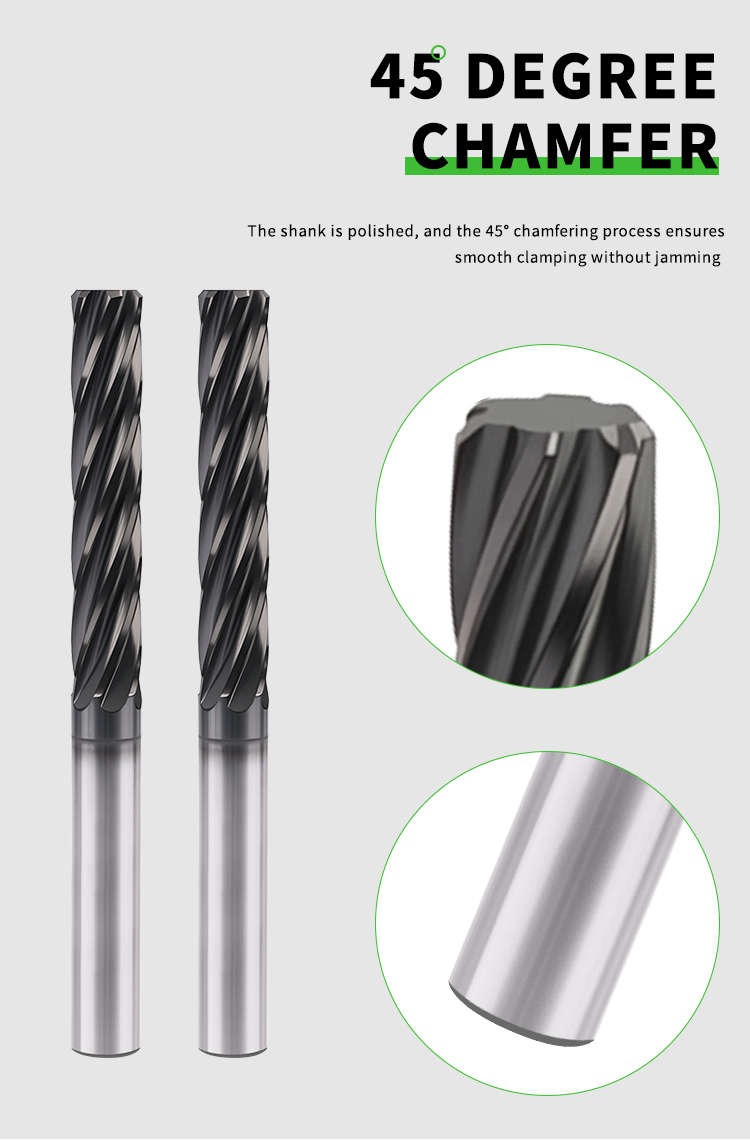 High Precision Tungsten Steel HRC 65 Straight-Flute Reamer D1-D20MM TiN Coated OEM ODM Customizable 3-Year Warranty Reamers