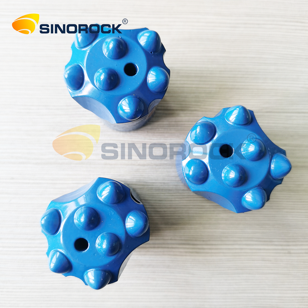 36 mm Tungsten Carbide Taper Button Drilling Bit Carbon Steel Forging for Mining Drilling Equipment