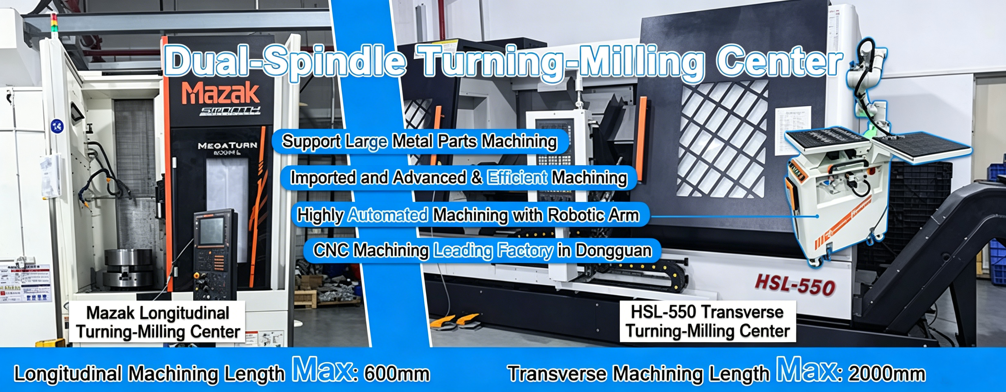 CNC Machining Center Workspace