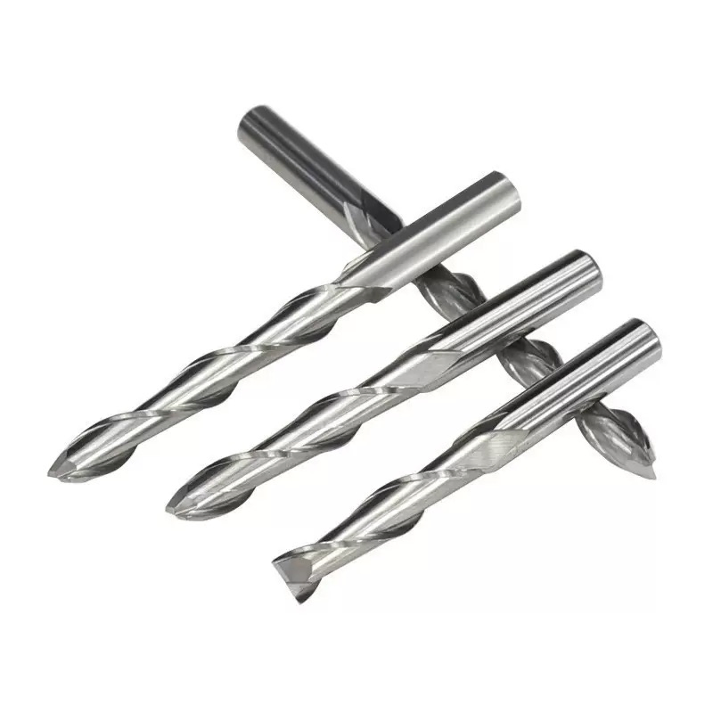 White Steel 4 Flute Thread Milling Cutter for Engraving End Mill