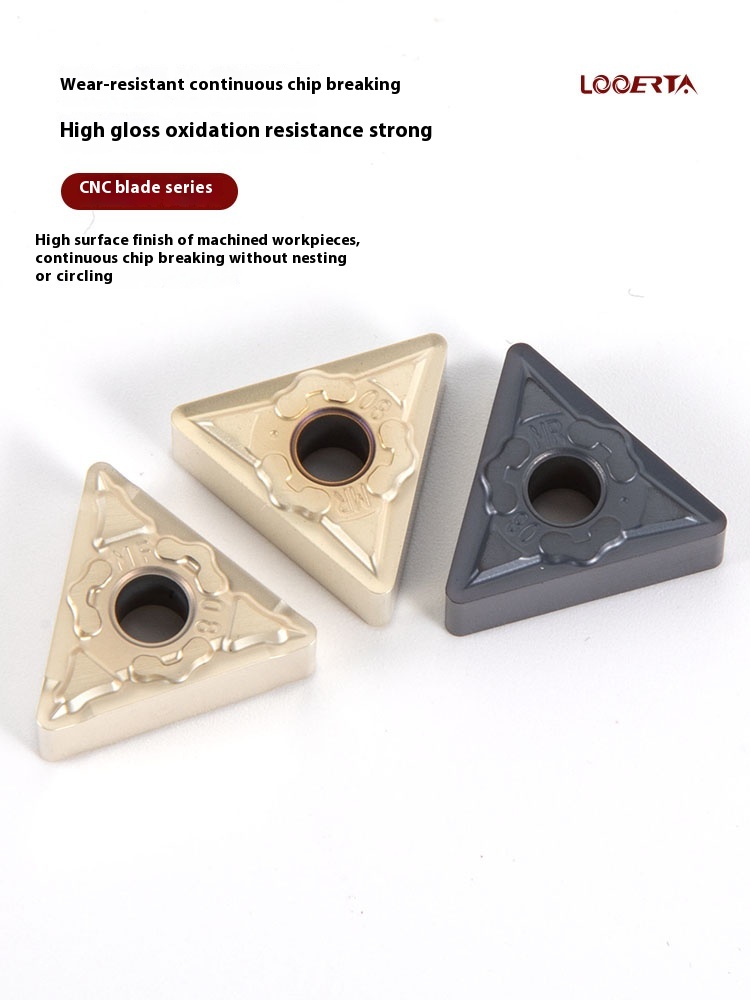 Lathe Inserts TNMG160404/160408 Triangle-Shaped Stainless Steel Titanium Alloy High Temperature Special Coating Turning Inserts