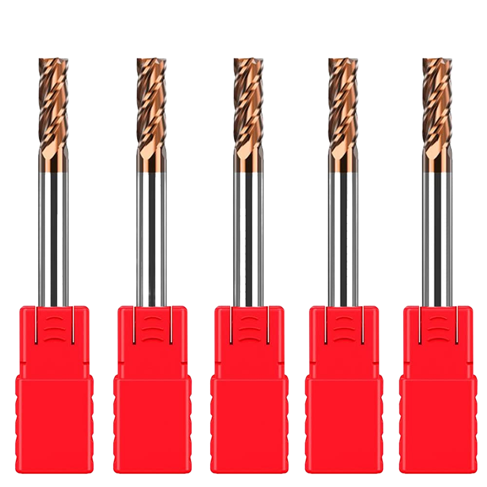 4 Flutes AlTin Coated Carbide End Mill 45/55/65HRC CNC Milling Cutter ODM OEM Wholesale From Hunan