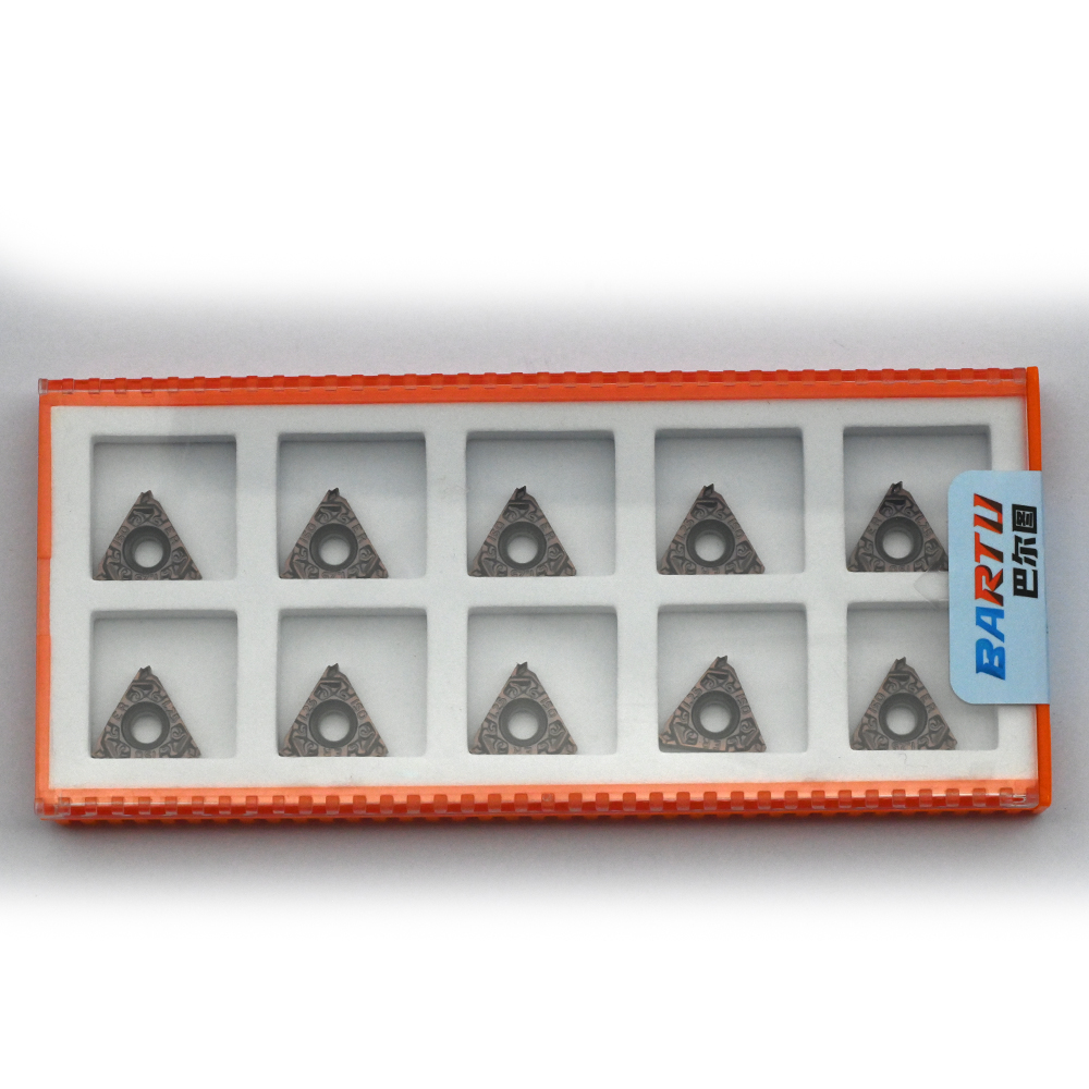 Bartu Thread Turning Milling Insert ISO 16ER1.25ISO BL35201 Indexable Carbide Thread Cutting Tool Inserts Stainless Steel