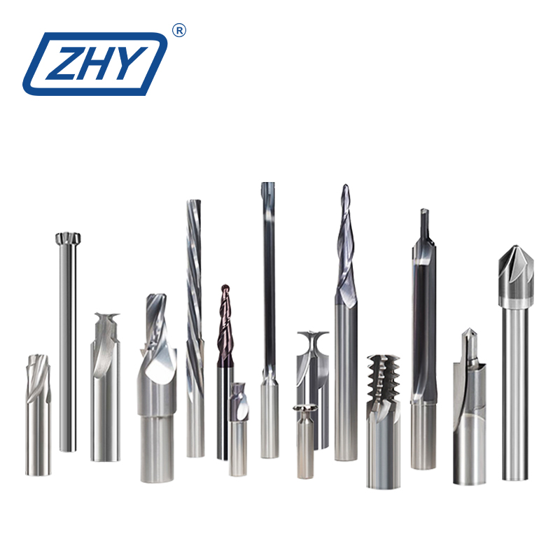 ZHY Hot Sale Oem Non-Standard Custom Cnc Cutting Tools Milling Cutters Solid Carbide End Mill Drill Bit Tool Holder