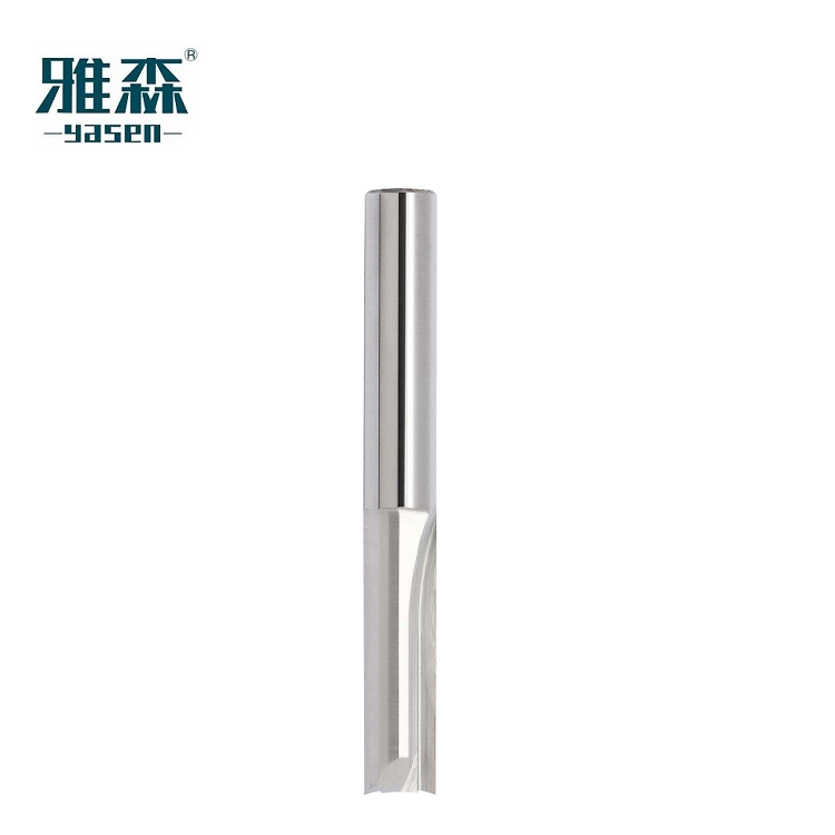 Solid Carbide End Mill for MDF CNC Milling 2 Flutes HRC60 Straight Clamp