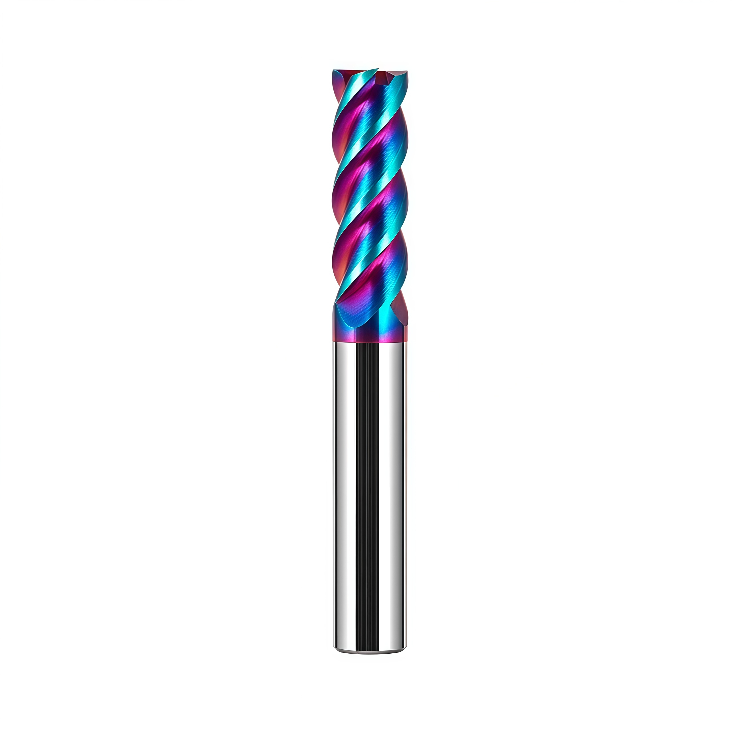 HRC65 4 Flutes Tungsten Carbide End Mill AlTiN Coated CNC Square Milling Cutter OEM Hardened Steel Die Steel Machining