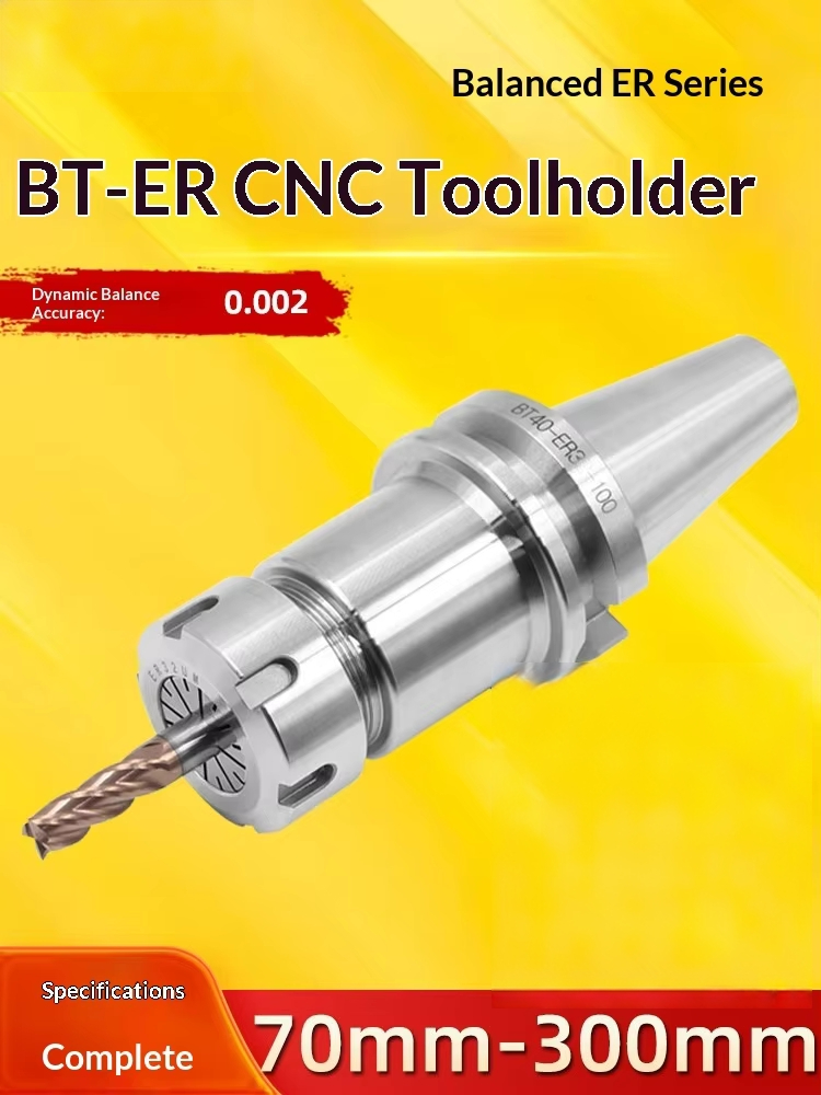 CNC Tool Holder BT40/BT30/BT50 ER Series Chuck for CNC Machining Center High Precision Dynamic Balance Collet Tool Holder 0.002