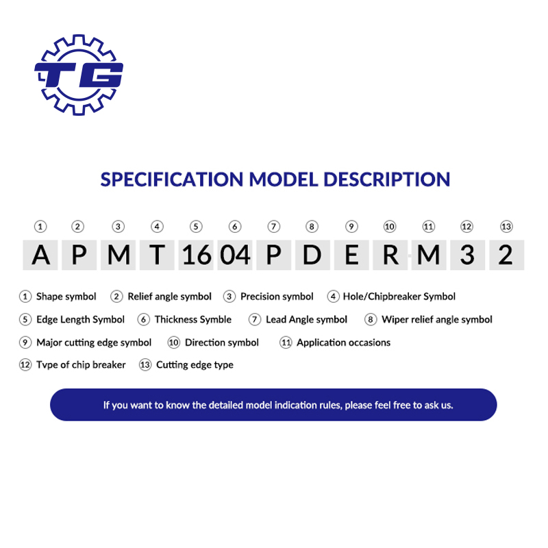 TG CNC Carbide Inserts Turning Tools APMT CNMG DNMG SNMG TNMG VNMG MGMN Carbide Inserts Customizable Carbide Tools For Metal