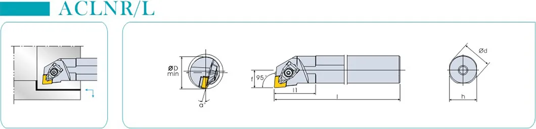 Sandhog High-Precision Internal Cutting Tool Holder for CNC Lathe Boring Bar