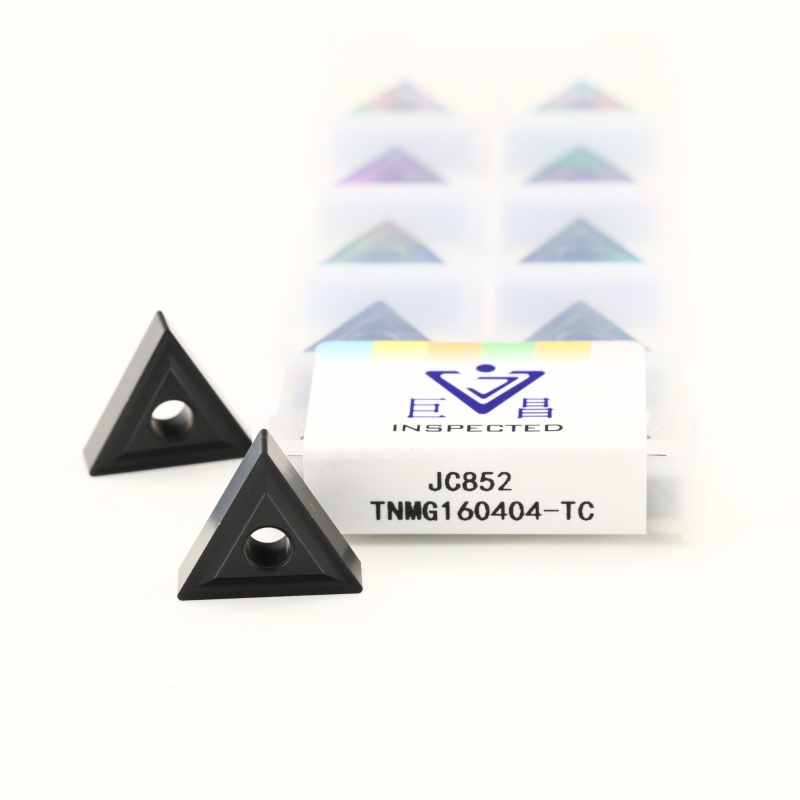 Jvchang High Quality TNMG Triangle Carbide Tungsten Inserts Tialn Coated External Turning Tools OEM Customizable CNC Lathe