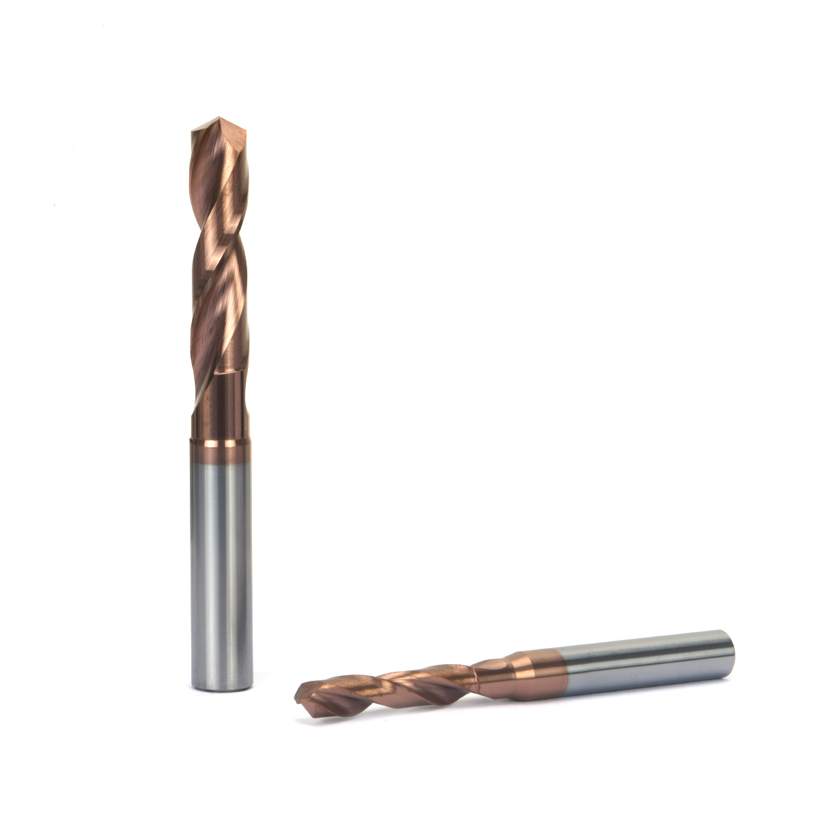High Hardness Coated Carbide Drill Bits Straight Shank 45HRC 12x75mm Anti-Wear Hardware Tools for Hardened Metal Machining