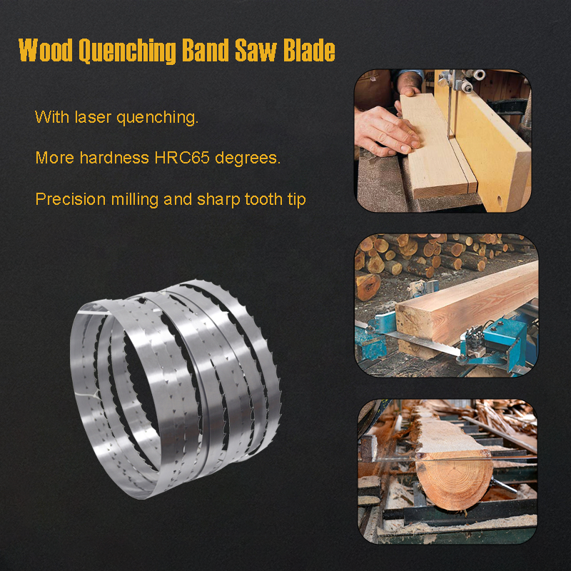 Quenching Band Saw Blade Detail