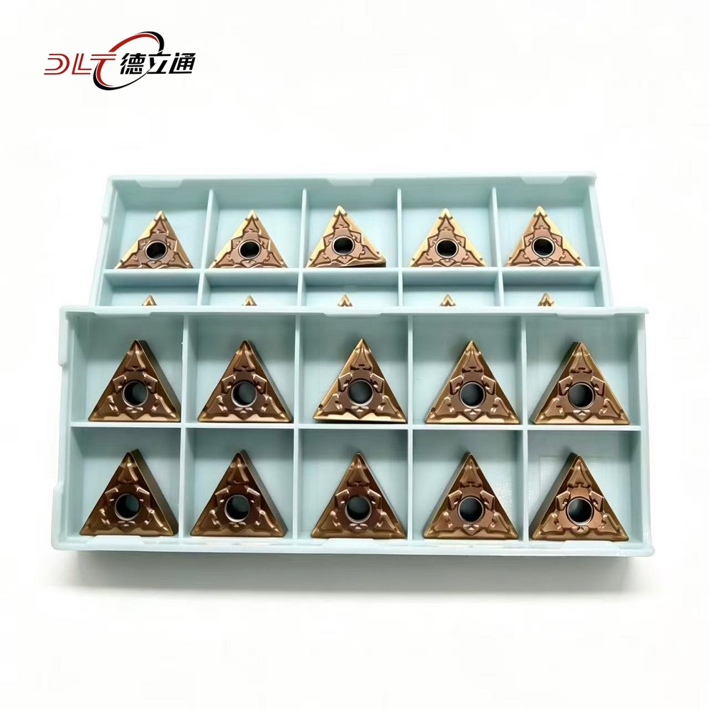 DLT TNMG160404/08-HBF JF5115 Wear-resistant Indexable Carbide Turning Inserts CNC Lathe Tools for Stainless &amp; Carbon Steel OEM