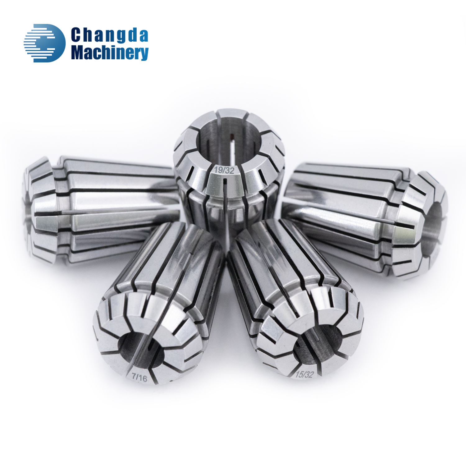 ER25 Steel Tool Holder Set for CNC Milling Machines Inch Size Collets with Spring Including ER8 ER11 ER16 ER20 ER32 ER40