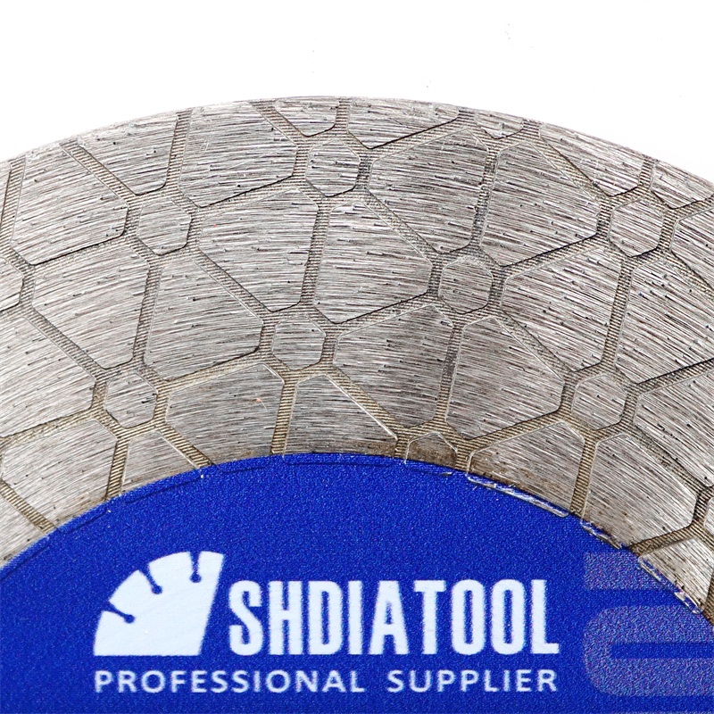 105/115/125mm Triangle Design Double Sided Diamond Saw Blade Cutting&amp;Grinding Disc Tile Cutter Cutting Blade for Marble Granite