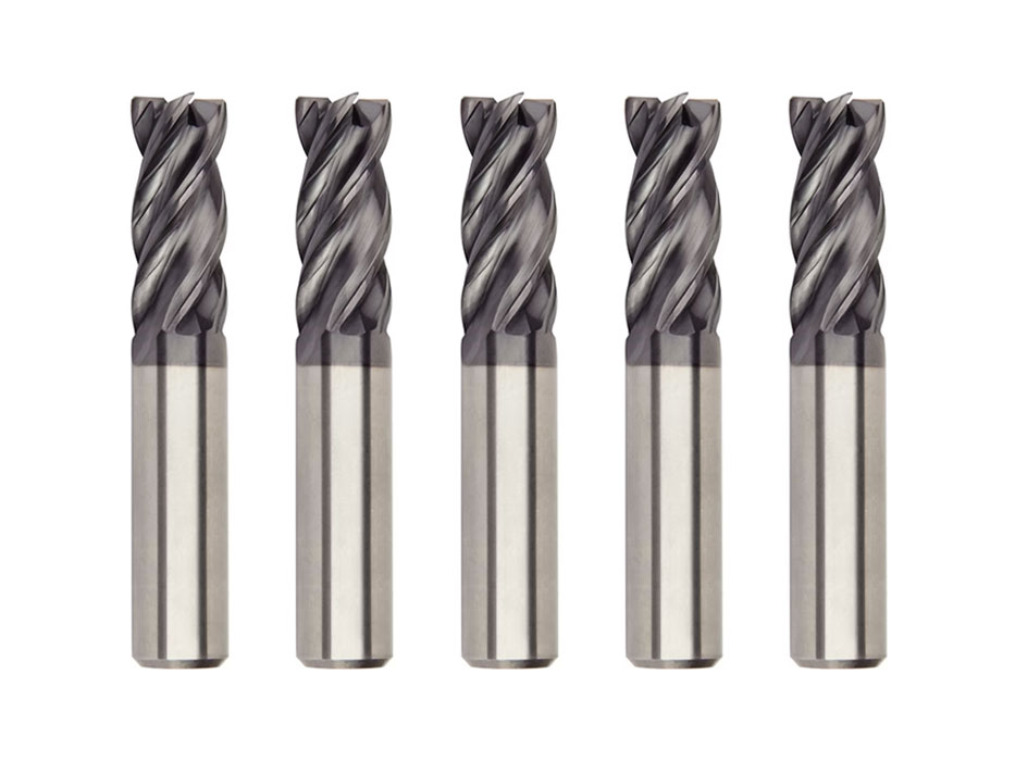 Kennametal HARVI I TE Solid Carbide 4 Flute Radiused End Mill for Dynamic Milling Steel Stainless Steel Titanium Alloy Machining