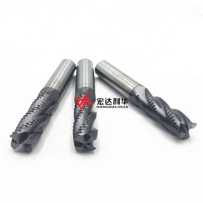 HRC55 Solid Carbide End Mill Flat End Mills for Aluminum Cutting