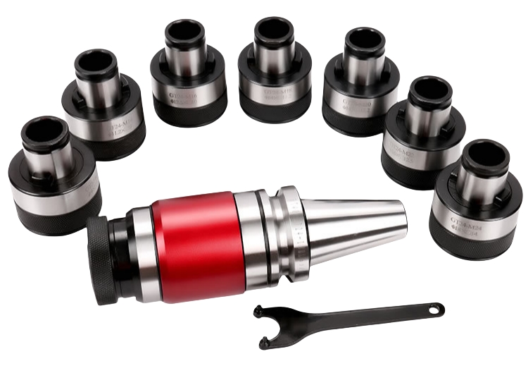 High Precision BT-GT Tapping Collet Chuck Tool Holder BT30/40/50 GT12/GT24 20CrMnTi Material 0.003mm Precision CNC Machining