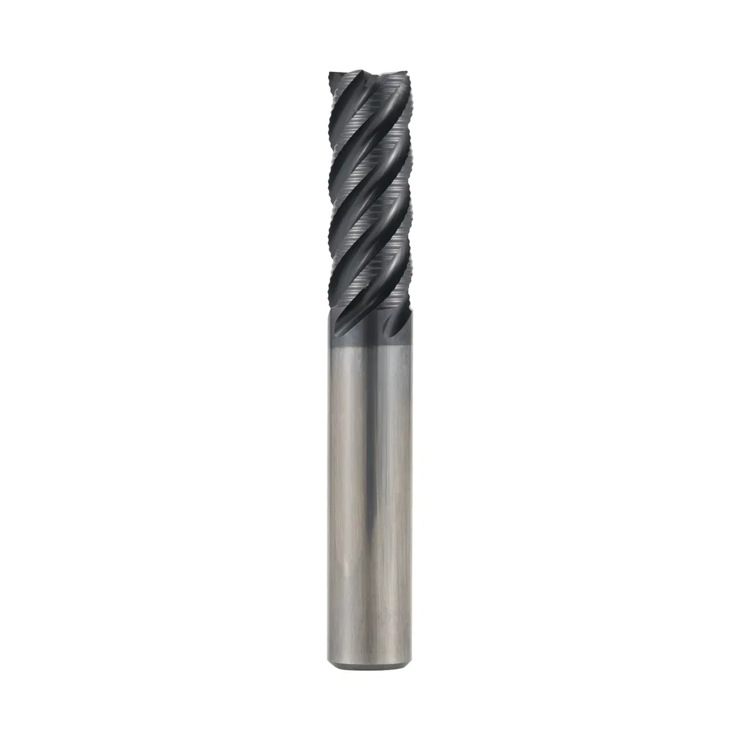 Three /Four Flutes Spiral Roughing Thread Milling Cutter Carbide Aluminum Fully Ground End Mill CNC Router Ml124000