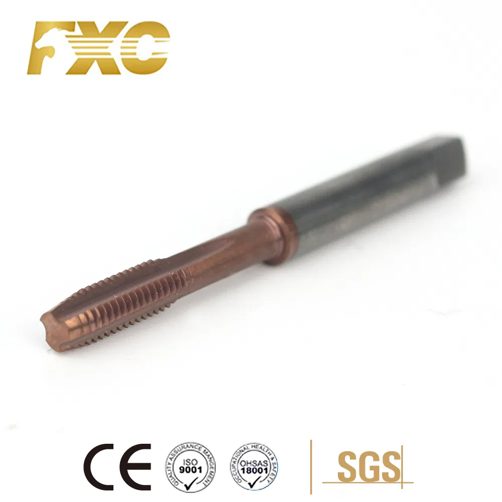 Solid Carbide Screw Tap CNC Taps Thread Milling Cutter for Steel with Coating