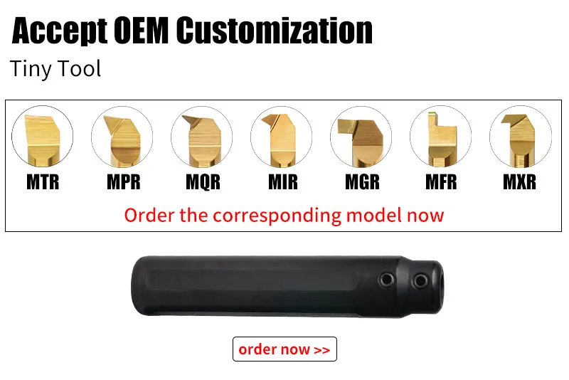 Mini Internal Profiling Mtr Boring Cutter OEM Mfr Mqr Carbide Tiny Tool